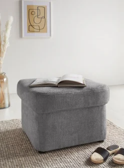 DOMO collection Hocker »Papenburg elegant und zeitlos, B/T 57/57cm« in großer Farbvielfalt