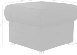 DOMO collection Hocker »Pina, kompakt und bequem« Passender Hocker zur Serie