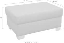 DOMO collection Hocker »Ricardo B/T 85/60cm«