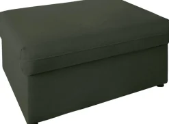 DOMO collection Hocker »Topper« mit Wellenunterfederung, auf Kunststoffgleitern