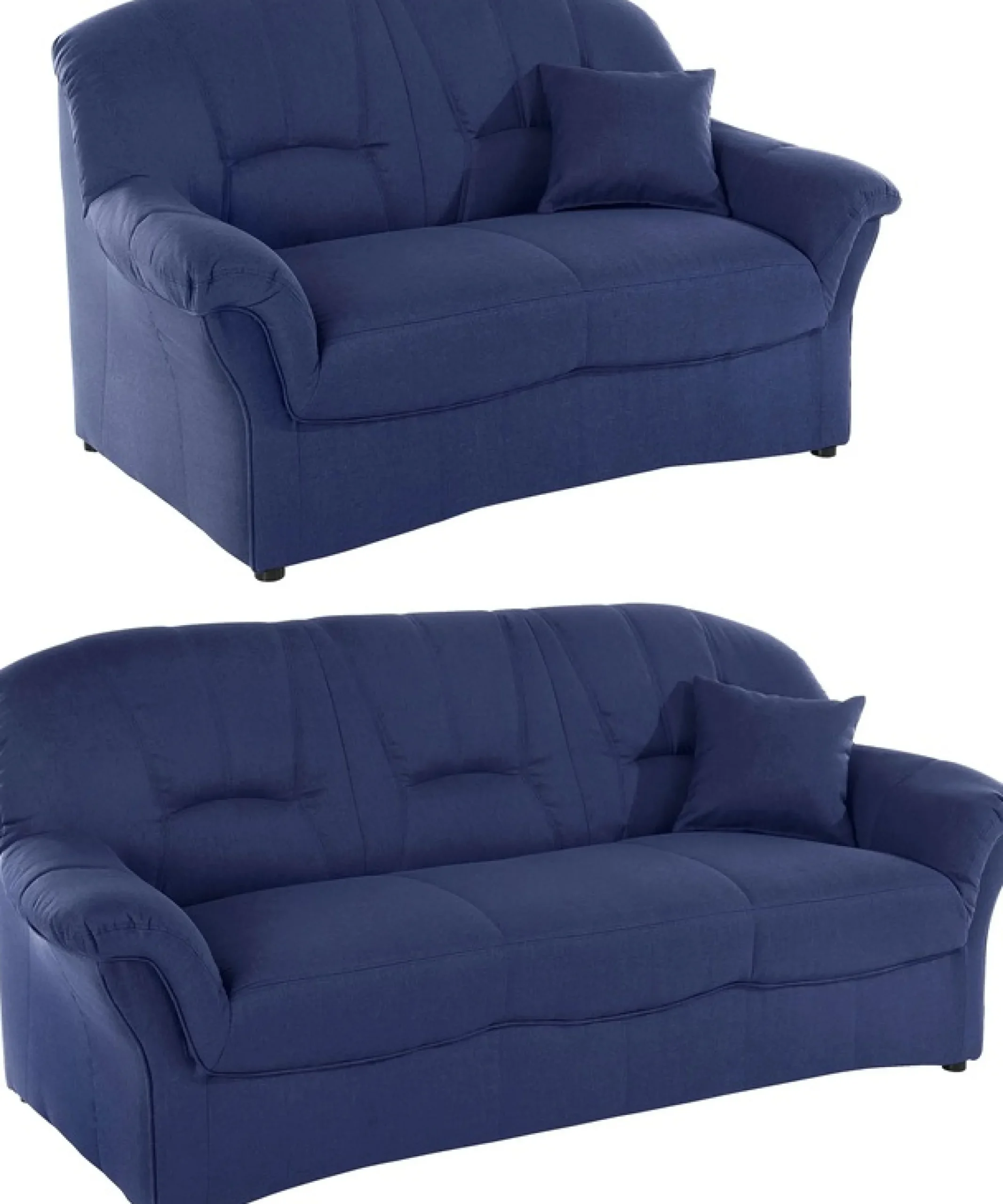 DOMO collection Polstergarnitur »Bahia zeitlos & elegantes Sofa, bequem« Set,3-Sitzer & 2-Sitzer-Set