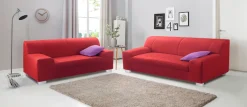 DOMO collection Polstergarnitur »Amando zeitlos und modern, komfortabel« Spar-Set,bestehend aus 2er- und 3er-Sofa