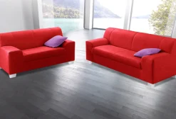 DOMO collection Polstergarnitur »Amando zeitlos und modern, komfortabel« Spar-Set,bestehend aus 2er- und 3er-Sofa