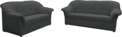 DOMO collection Polstergarnitur »Pegnitz zeitloses und elegantes Design« Set, 2 Stk. tlg.