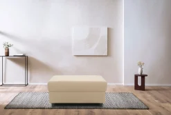 DOMO collection Polsterhocker »Turah 2 in Cord oder Luxus-Microfaser« moderner Polsterhocker, passend zum Ecksofa, B/T/H: 83/60/44 cm