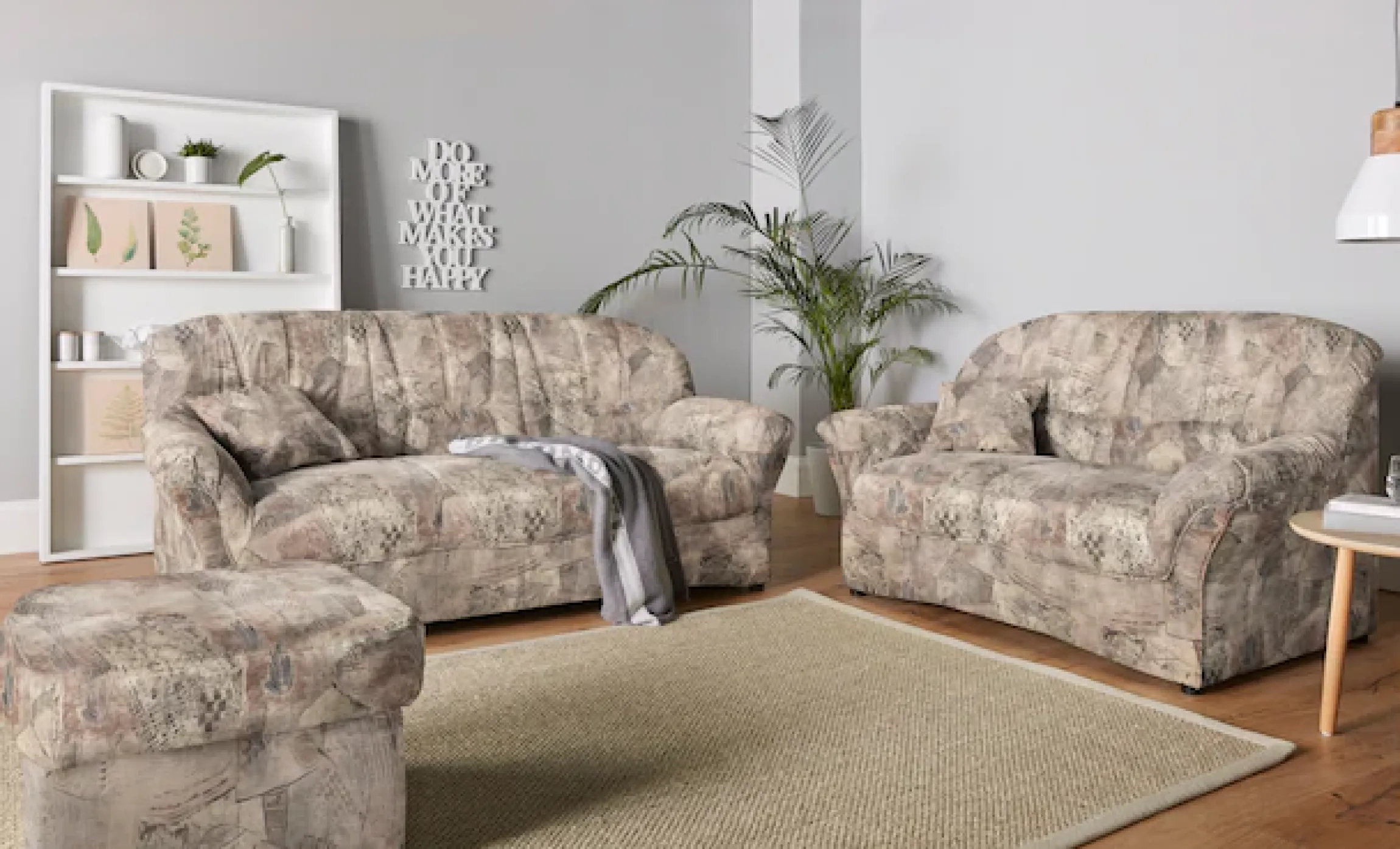 DOMO collection Polsterhocker »Bahia belastbar bis 140kg/ Sitz« passend zur "Bahia"-Serie