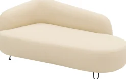 DOMO collection Recamiere »Poika, auch als Sessel und Hocker bestellbar, Bezug Fellimitat« Formschönes Outdoor-Highlight, ideal für Garten, Balkon, Terrasse