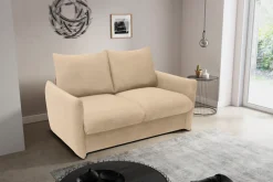 DOMO collection Schlafsofa »700023 Schlaffunktion, Federkern, 2-Sitzer, stabile Liegefläche« Sitzflächen einzeln ausklappbar zum Schlafen, Relaxen und Entspannen