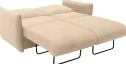 DOMO collection Schlafsofa »700023 Schlaffunktion, Federkern, 2-Sitzer, stabile Liegefläche« Sitzflächen einzeln ausklappbar zum Schlafen, Relaxen und Entspannen