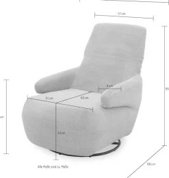 DOMO collection Sessel »700015 mit Rückenverstellung und Drehfunktion« wahlweise auch mit Wippfunktion, Drehsessel