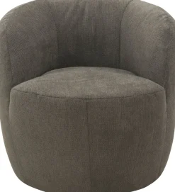 DOMO collection Sessel »Obidos moderner Loungesessel« Struktur weich, schlammfarben