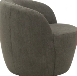 DOMO collection Sessel »Obidos moderner Loungesessel« Struktur weich, schlammfarben