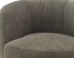 DOMO collection Sessel »Obidos moderner Loungesessel« Struktur weich, schlammfarben