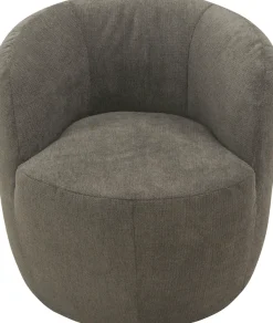 DOMO collection Sessel »Obidos moderner Loungesessel« Struktur weich, schlammfarben