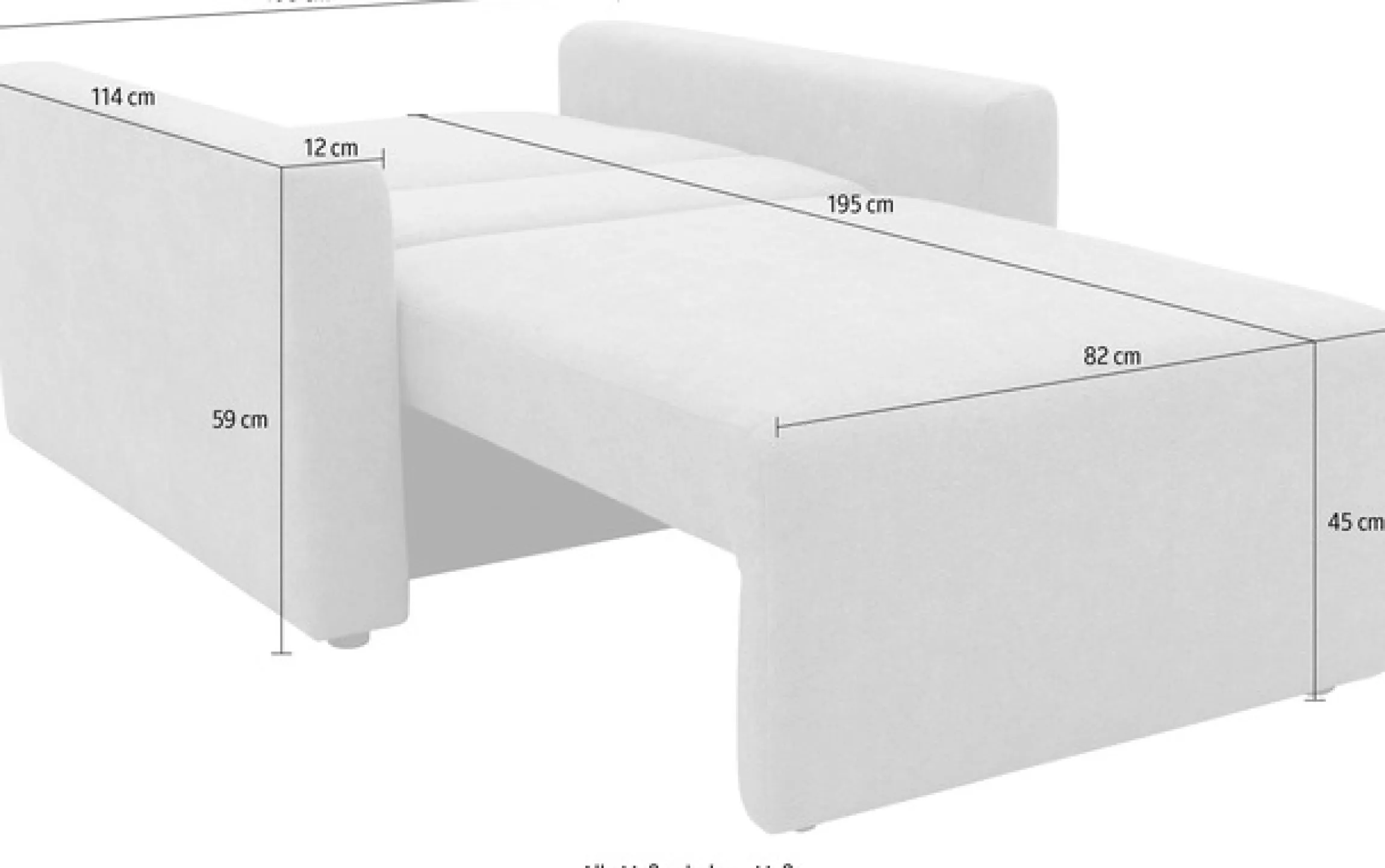 DOMO collection Sessel »Sintra ausklappbar zur Schlaffunktion, mit Rückenkissen« Feinstruktur, beige