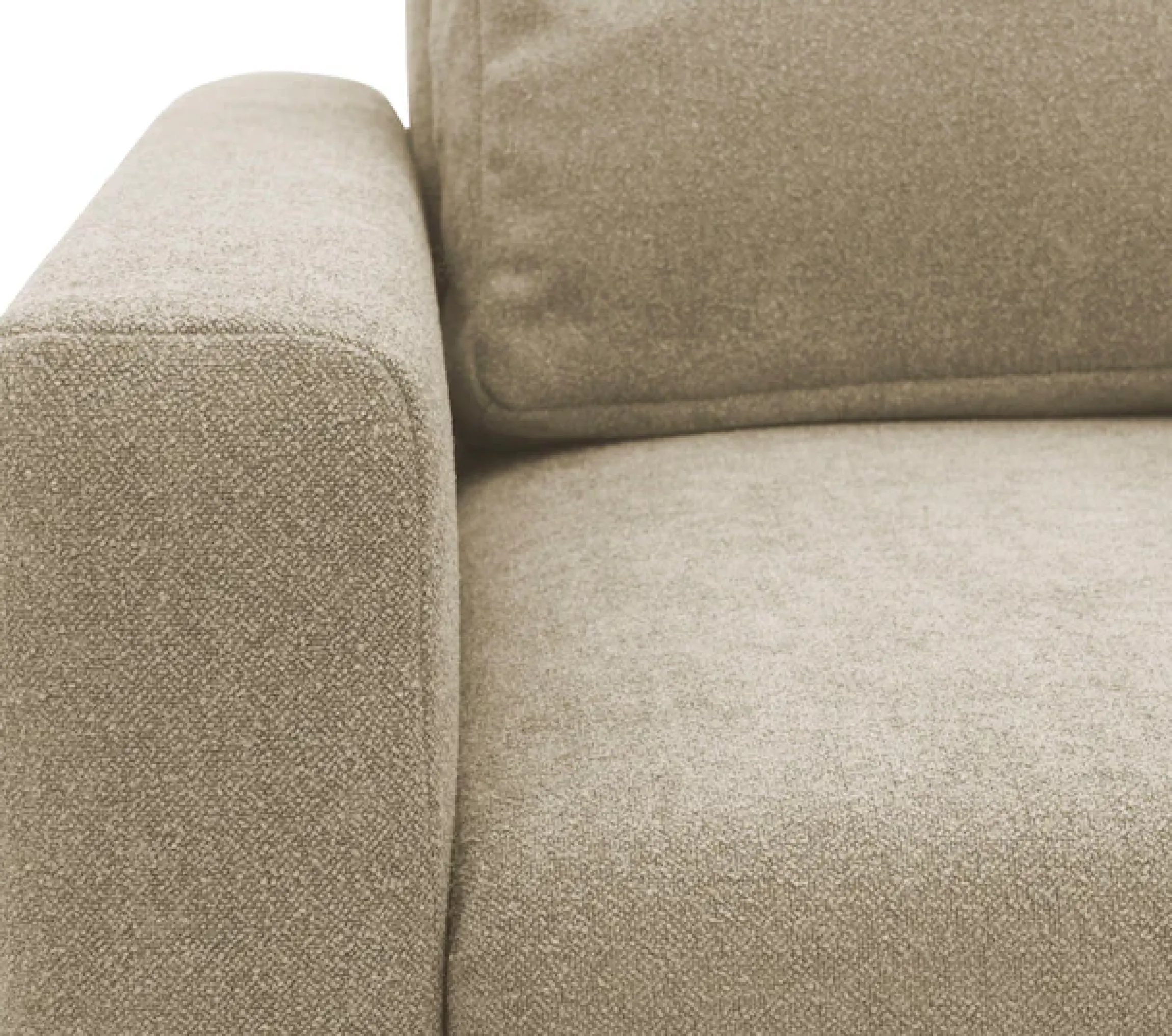 DOMO collection Sessel »Sintra ausklappbar zur Schlaffunktion, mit Rückenkissen« Feinstruktur, beige