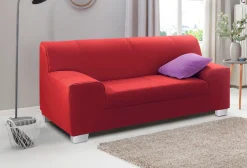 DOMO collection 2-Sitzer »Amandozeitlos und modern, komfortabel,« in vielen Bezugsvarianten, auch in Leder