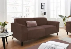 DOMO collection 2,5-Sitzer »Amora inklusive komfortablen Federkern für mehr Sitzkomfort« Fußhöhe passend für gängige Saugroboter!