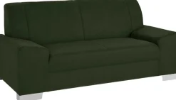 DOMO collection 2-Sitzer »Anzio in kubischer Formensprache, flache Armlehnen, Breite 184cm« wahlweise mit Federkern