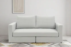 DOMO collection 2-Sitzer »Bibury, modernes Sofa, B/T/H: 178/80/90 cm« Sitzfläche mit Federkern, inkl. 2 Rückenkissen