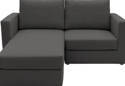 DOMO collection 2-Sitzer »Bibury smartes, modulares Ecksofa aus Sofa & Hocker mit Schlaffunktion« Sitzfläche mit Federkern, inkl. 2 Rückenkissen