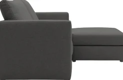 DOMO collection 2-Sitzer »Bibury smartes, modulares Ecksofa aus Sofa & Hocker mit Schlaffunktion« Sitzfläche mit Federkern, inkl. 2 Rückenkissen
