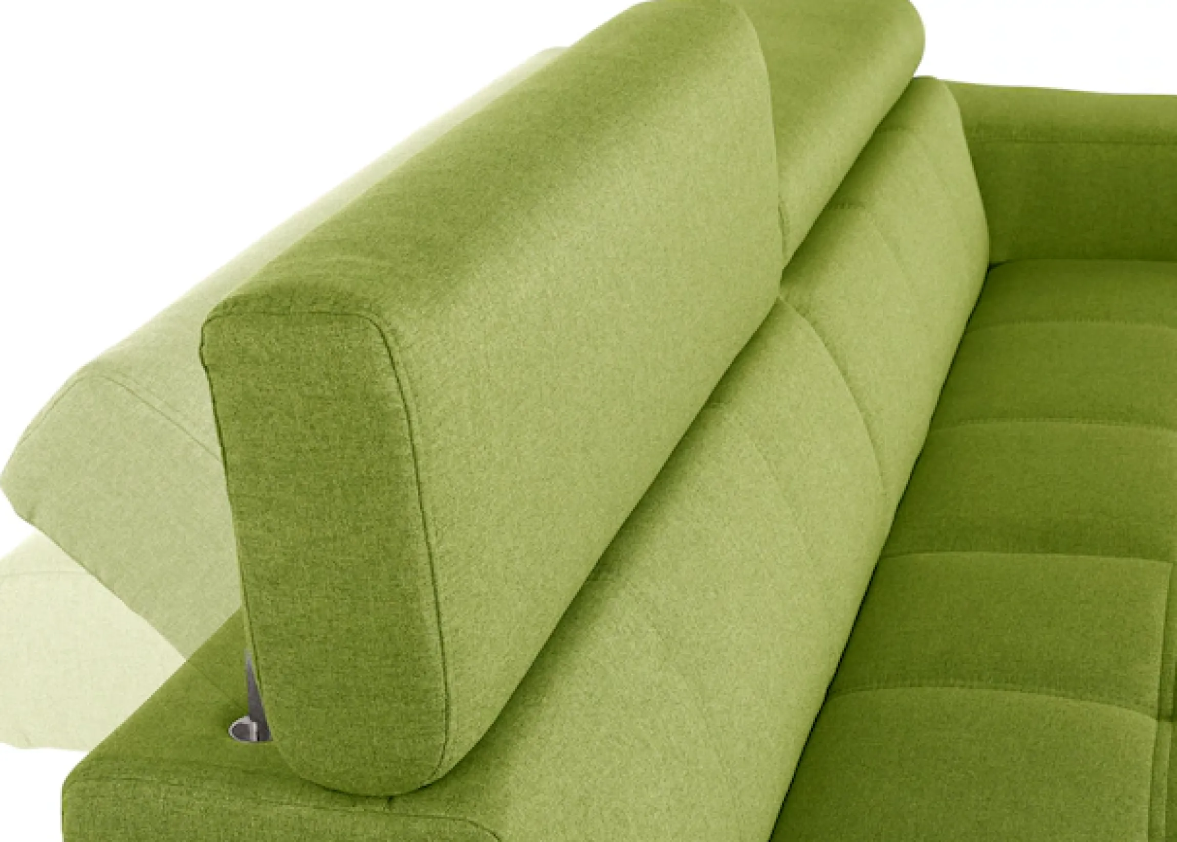 DOMO collection 2,5-Sitzer »Cunelli , moderne Sitznähte als Designelement, fester Sitzkomfort« whlw. verstellbare Kopfteile, passend für gängige Saugroboter