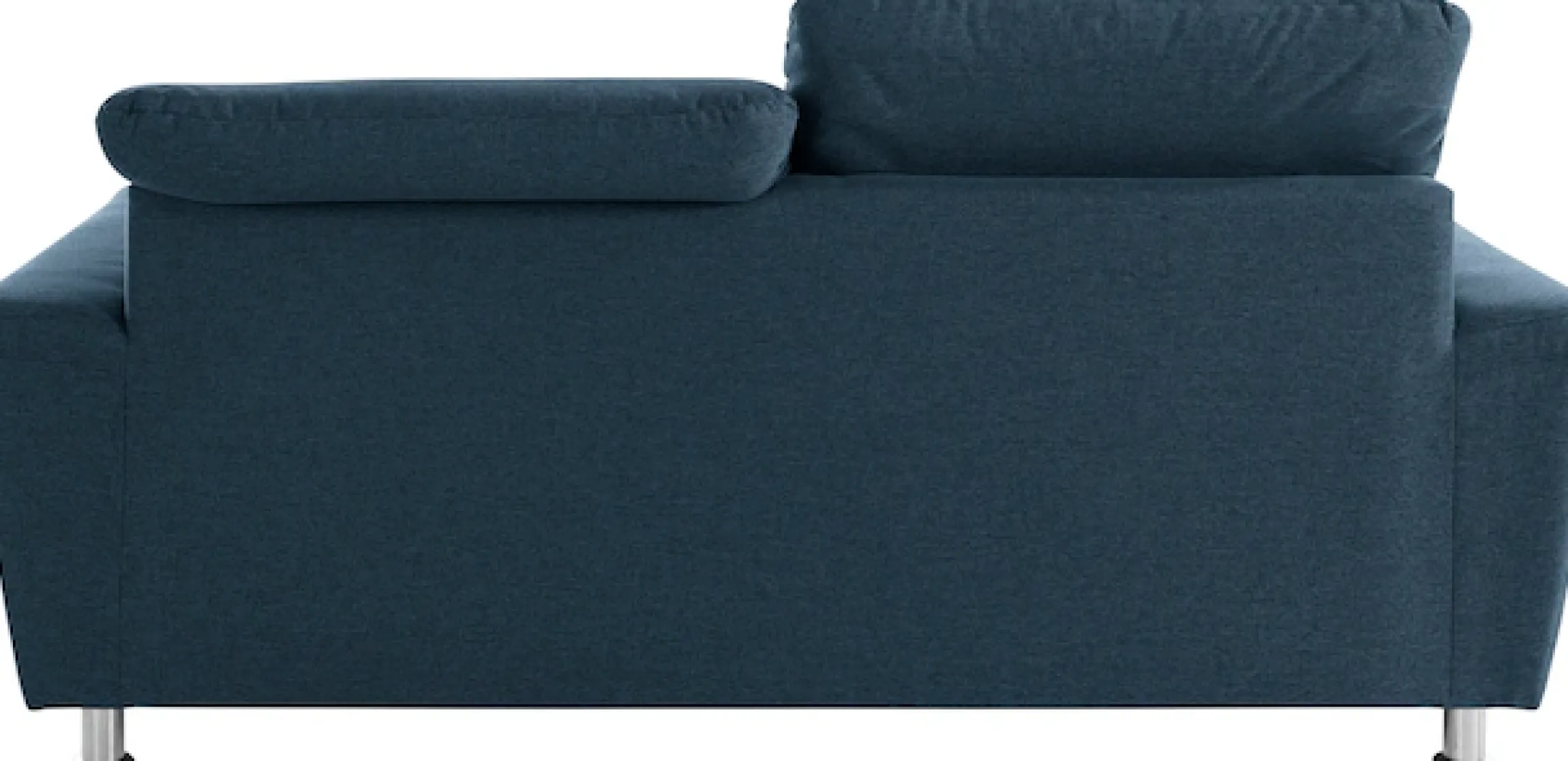 DOMO collection 2-Sitzer »FRANZI zeitlos & elegant, moderne Sitzheftung« wahlweise mit Kopfteilverstellung, inklusive Zierkissen