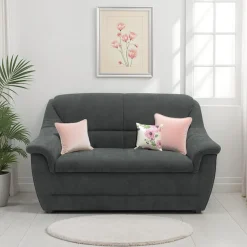 DOMO collection 2-Sitzer »Lale, zeitloses und komfortables Sofa, bequeme Armlehnen, Breite 155cm«