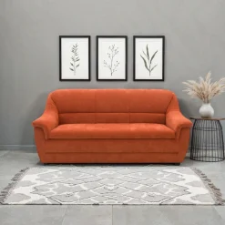 DOMO collection 3-Sitzer »Lale, zeitloses und komfortables Sofa, bequeme Armlehnen, Breite 185cm«