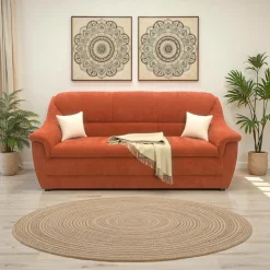 DOMO collection 3-Sitzer »Lale, zeitloses und komfortables Sofa, bequeme Armlehnen, Breite 185cm«