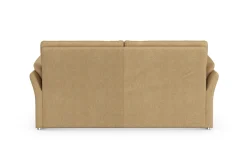 DOMO collection 2,5-Sitzer »Pina, schmale Armlehnen, mit Federkern, kompakt & elegant« Hoher Sitzkomfort, Feinstruktur, beige, Breite 199 cm