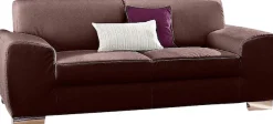 DOMO collection 2-Sitzer »Ricardo kubisch, modern & elegant, bequem, Federkern, Breite 204cm«