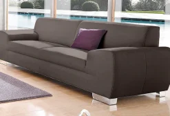 DOMO collection 2,5-Sitzer »Ricardo kubisch, modern und elegant, Breite 224cm« frei im Raum stellbar