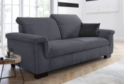 DOMO collection 2,5-Sitzer »Sully bequem, Breite 210cm, zeitlos und elegant« wahlweise mit Rückenverstellung