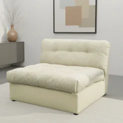 DOMO collection Sofaelement »Caleo, 121 cm breit, modular, großzügige Polsterung, Federkern« erweiterbar mit weiterem Sofaelement, Einzelsofa und Eckelement