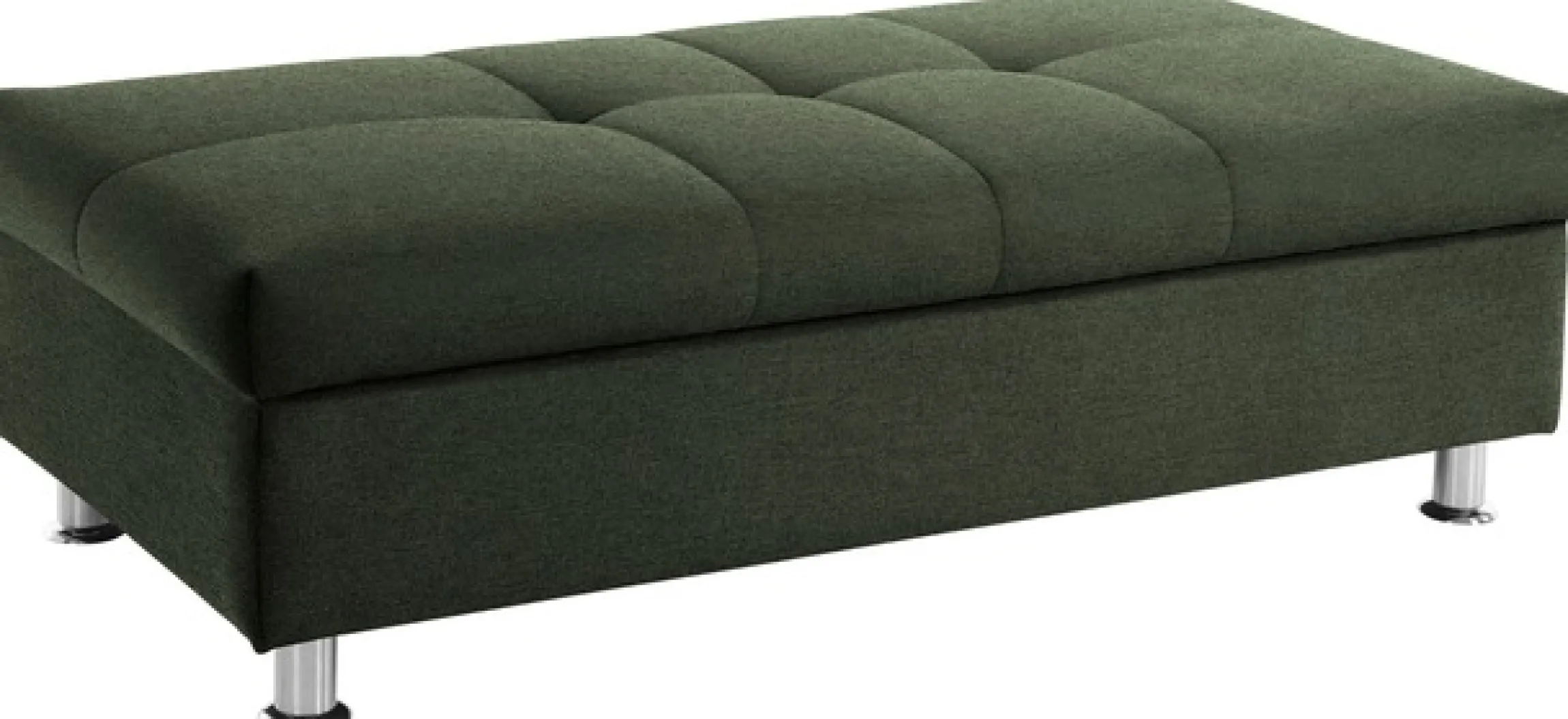 DOMO collection Stauraumhocker »FRANZI, elegant, komfortabel« mit großem Stauraumfach