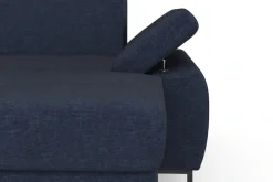 DOMO collection Wohnlandschaft »Capelo, komfortabel, klare Linien zeichnen dieses Design aus, U-Form« mit Armteilverstellung, wahlweise mit Bettfunktion, Federkern