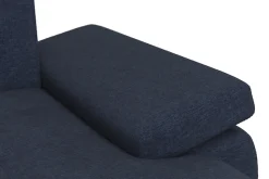 DOMO collection Wohnlandschaft »Capelo, komfortabel, klare Linien zeichnen dieses Design aus, U-Form« mit Armteilverstellung, wahlweise mit Bettfunktion, Federkern