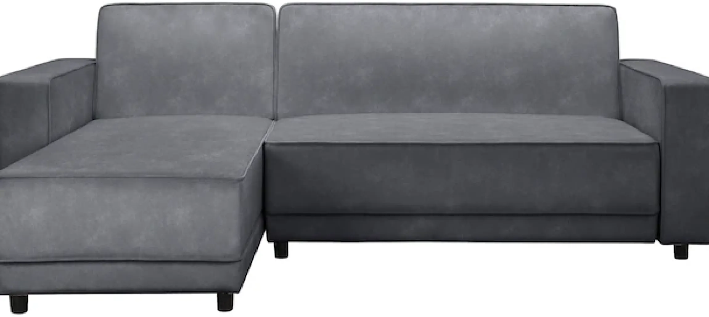Dorel Home Ecksofa »Allie Schlafsofa 230 cm mit Relaxfunktion in der Rückenlehne« Schlaffunktion (108/194,5cm), trendiger Cord o. pflegeleichter Velours