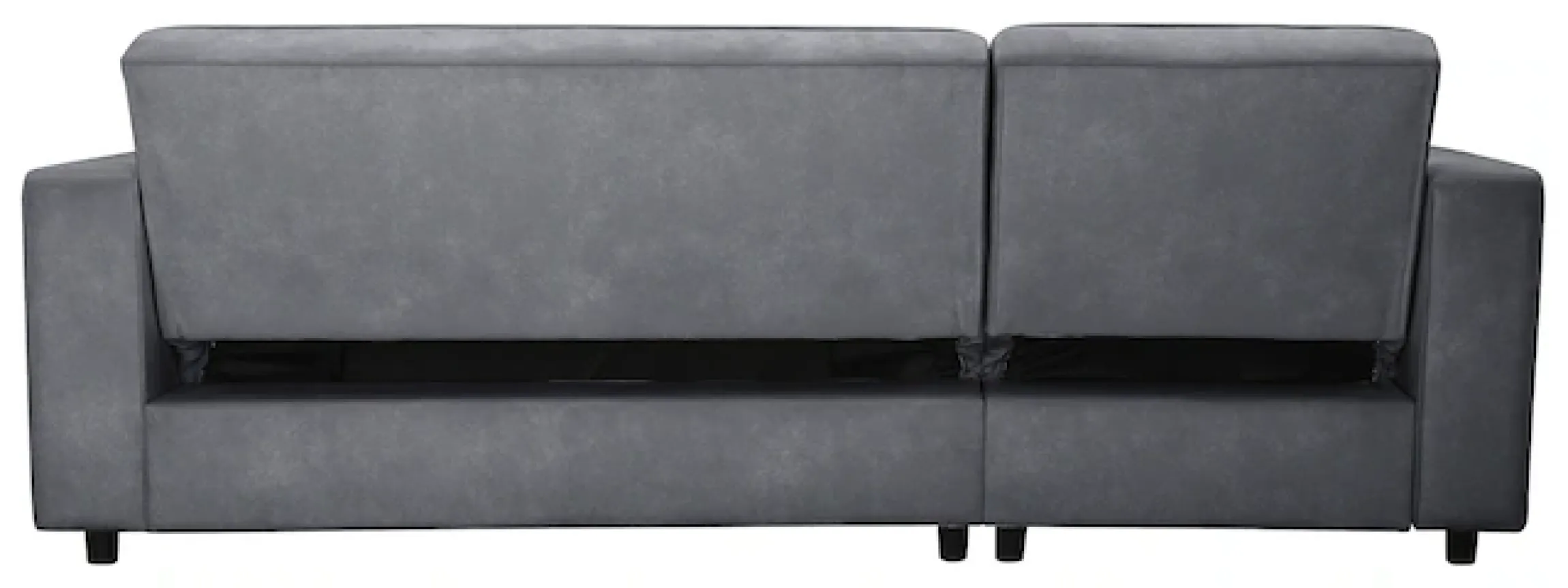 Dorel Home Ecksofa »Allie Schlafsofa 230 cm mit Relaxfunktion in der Rückenlehne« Schlaffunktion (108/194,5cm), trendiger Cord o. pflegeleichter Velours
