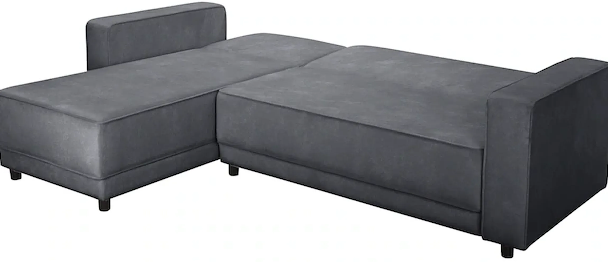 Dorel Home Ecksofa »Allie Schlafsofa 230 cm mit Relaxfunktion in der Rückenlehne« Schlaffunktion (108/194,5cm), trendiger Cord o. pflegeleichter Velours