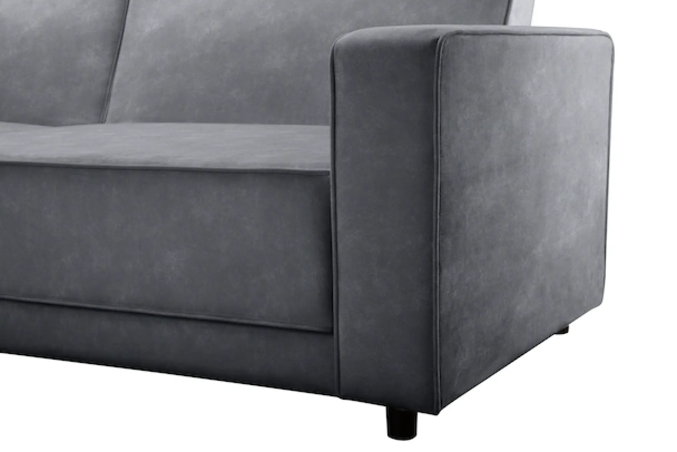 Dorel Home Ecksofa »Allie Schlafsofa 230 cm mit Relaxfunktion in der Rückenlehne« Schlaffunktion (108/194,5cm), trendiger Cord o. pflegeleichter Velours