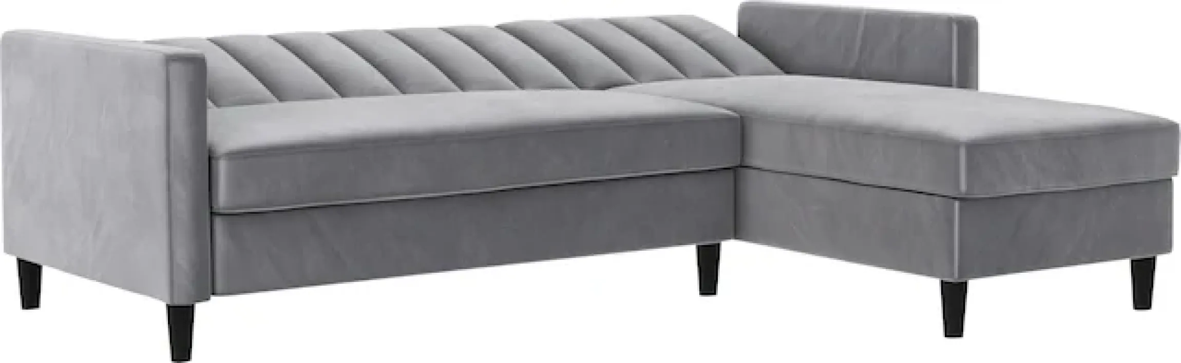 Dorel Home Ecksofa »Celine, L-Form,« mit Bett-Funktion und Stauraum. Recamiere beidseitig montierbar