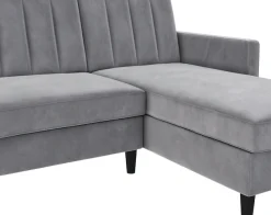 Dorel Home Ecksofa »Celine, L-Form,« mit Bett-Funktion und Stauraum. Recamiere beidseitig montierbar