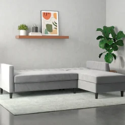 Dorel Home Ecksofa »Celine, L-Form,« mit Bett-Funktion und Stauraum. Recamiere beidseitig montierbar