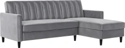 Dorel Home Ecksofa »Celine, L-Form,« mit Bett-Funktion und Stauraum. Recamiere beidseitig montierbar