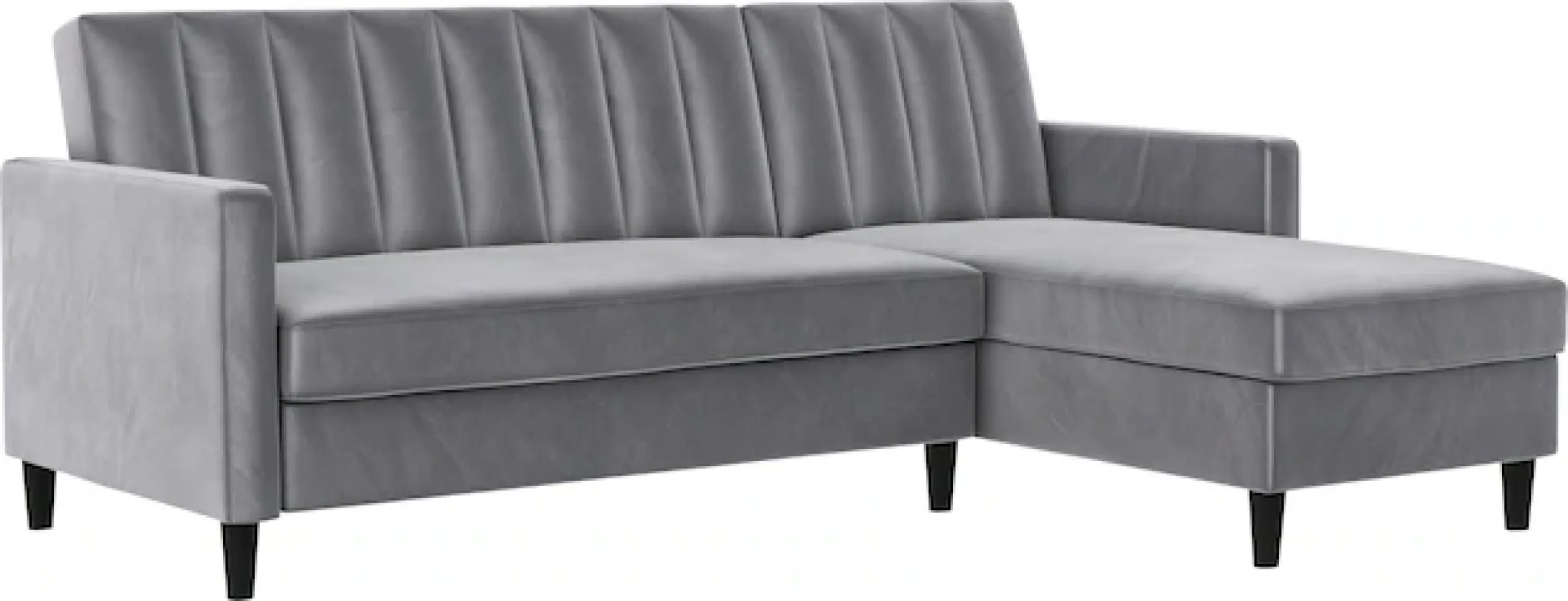 Dorel Home Ecksofa »Celine, L-Form,« mit Bett-Funktion und Stauraum. Recamiere beidseitig montierbar