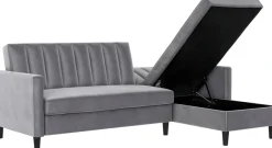 Dorel Home Ecksofa »Celine, L-Form,« mit Bett-Funktion und Stauraum. Recamiere beidseitig montierbar