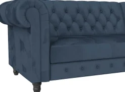 Dorel Home Ecksofa »Felix, L-Form, 241 cm (Liegefl.108x195 cm), Recamiere tauschbar,« verstellb. Rückenlehne, Bett-Funktion, Velours, Kunstleder, Vintage